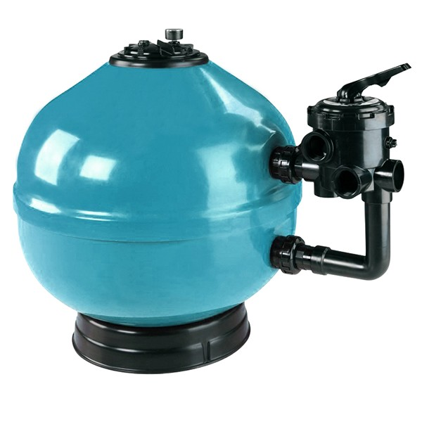Filtre à sable pour piscine Astralpool Vesubio avec vanne latérale - Ø 600 mm - débit de 14 m³/h - raccord 1 1/2"