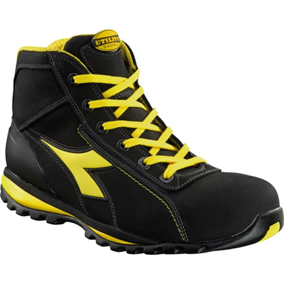 Chaussure haute Glove cuir lisse noir taille 38