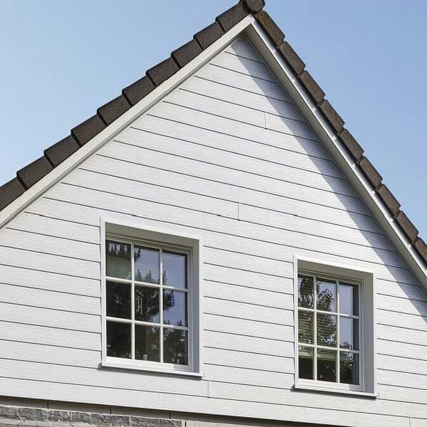 Bardage PVC extérieur imitation bois - système à rainure et languette - P 1024 Deceuninck - 300,00 MM x 4,00 M - Blanc