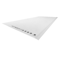 Plaque de plâtre hydrofuge très résistante acoustique et coupe-feu - Prégyplus BA13 - 2,60 M x 1,20 M - ép. 12,50 MM