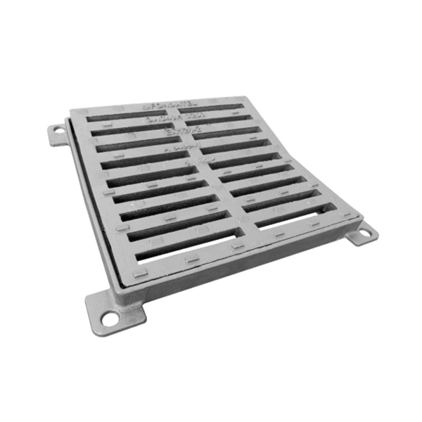 Grille concave carrée avec cadre C250 GAC60