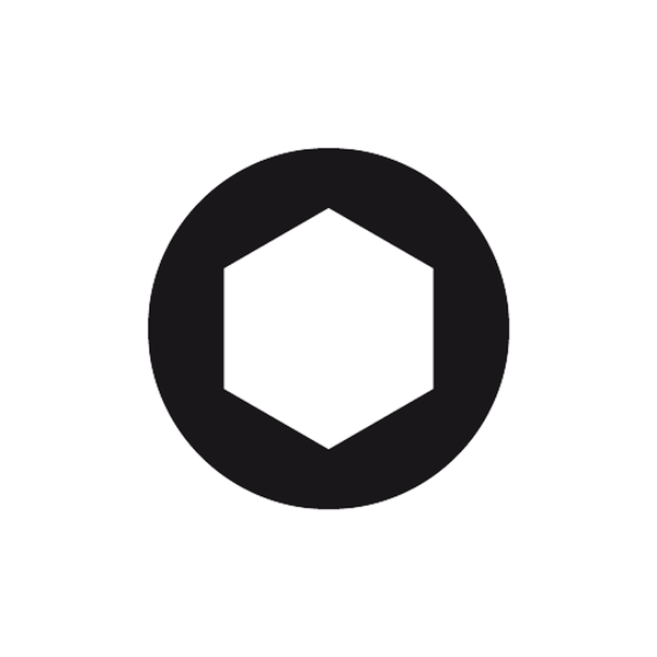 Clés mâles 6 pans courtes sur anneau 8 pièces