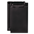 Tuile en terre cuite grand moule aspect plat - Signy - Anthracite