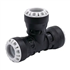 Té égal 90° encliquetable Série 1 pour canalisations PEHD pression PN16 - Plasson - ⌀50 mm