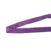 Estrope textile tubulaire ronde violette - Capacité 1 tonne - Longueur 1 ml