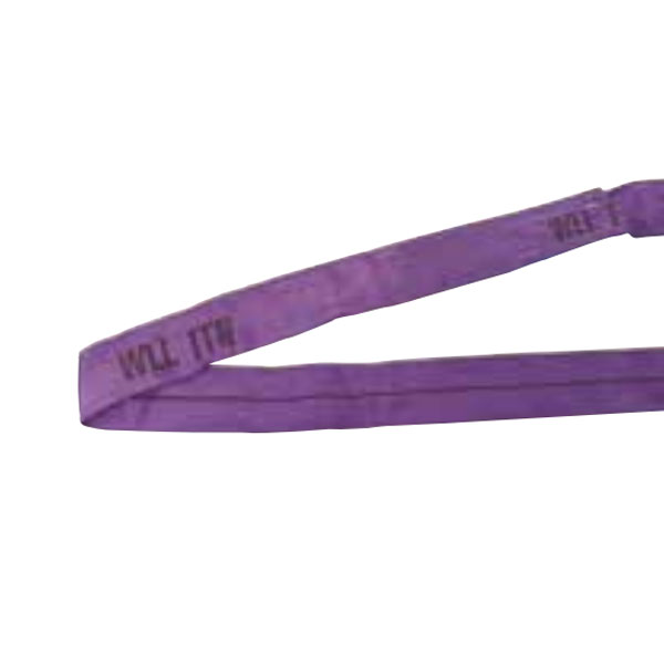 Estrope textile tubulaire ronde violette - Capacité 1 tonne - Longueur 1 ml