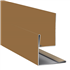 Profilé d'angle sortant et de retour tableau pour bardage Hardie VL Plank - Alu Marron noisette - 3,00 M