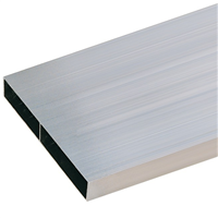 Règle de maçon en aluminium Taliaplast - section rectangulaire de 100 x 18 mm - longueur 6,00 M