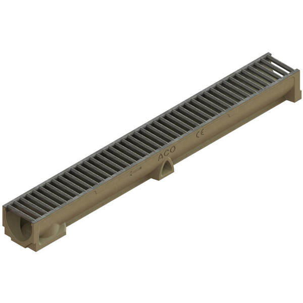 ACO SELF 100 BP HAUTEUR 95MM GRILLE PASSERELLE ACIER GALVANISE A15