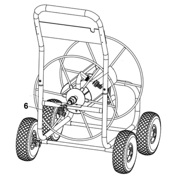 Coupleur coudé 3/4" pour tuyau d'arrosage 19 mm - Edia - Laiton