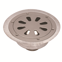 SIPHON ROND SOL SOUPLE 330 MM SORTIE VERT 100 MM 27100