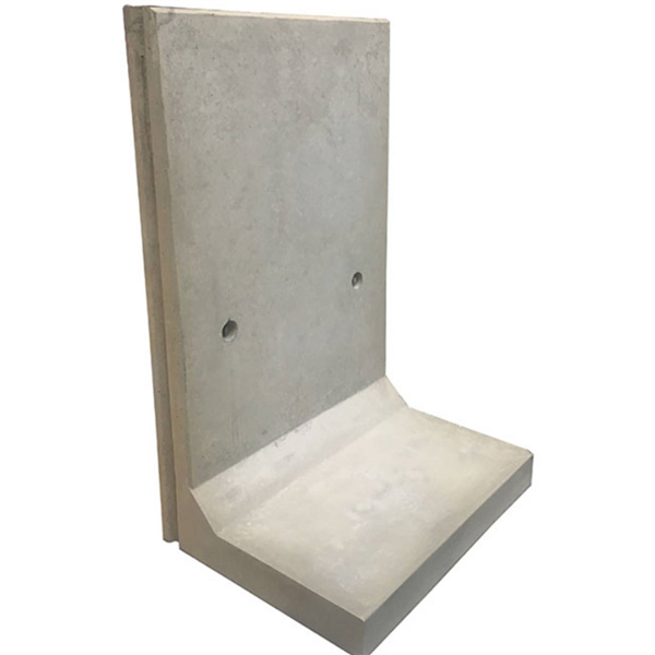 MUR DE SOUTENEMENT BETON GRISE LISSE HT130 LG100