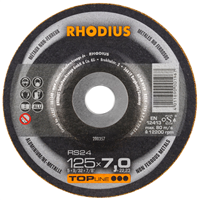 Disque à meuler métaux non ferreux RS24 Rhodius 125 x 7.0 x 22.23 mm