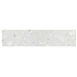 Plinthe carrelage effet terrazzo en grès cérame émaillé - Castone - 80,0 CM x  - ép. 10,00 MM - Blanc gris papier
