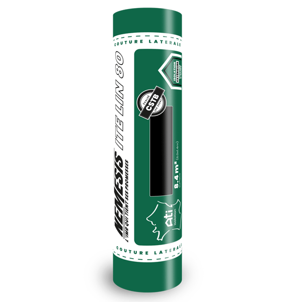 Isolant mince multicouche certifié CSTB pour isolation thermique par l'extérieur - NEMESIS ITE LIN 80 - 3,25 m².K/W - 1,40 m x 6 ml