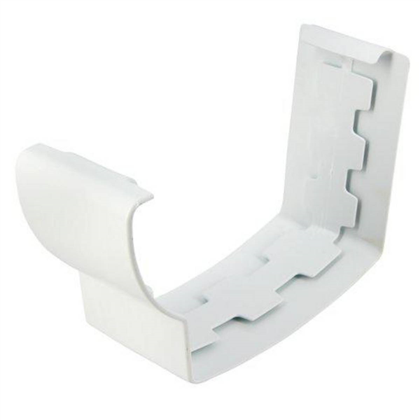 Jonction à coller Nicoll JNC38 pour gouttière Ovation LG38 - Techtan Blanc