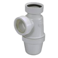 SIPHON LAVABO A ECROUS VERTI.D.32 PVC-C BLANC