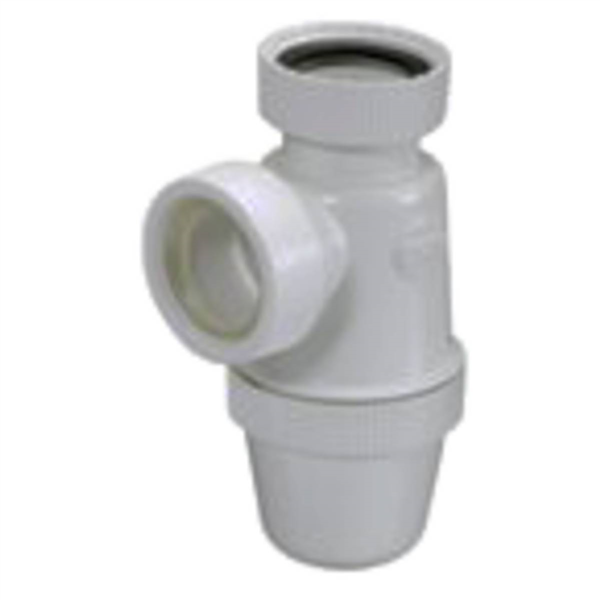 SIPHON LAVABO A ECROUS VERTI.D.32 PVC-C BLANC