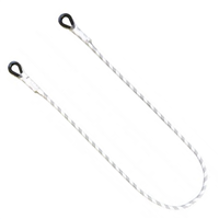 Longe de sécurité polyamide diamètre 12 mm avec boucle cossée longueur 1.5 mètres