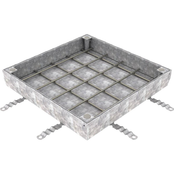 TRAPPE ACO UNIFACE ACIER GALVANISE 400X400MM H70MM C250 / 600KN