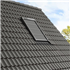 Volet roulant souple solaire SSS pour fenêtre de toit Velux MK04 - 78,00 cm x 98,00 cm - Gris anthracite