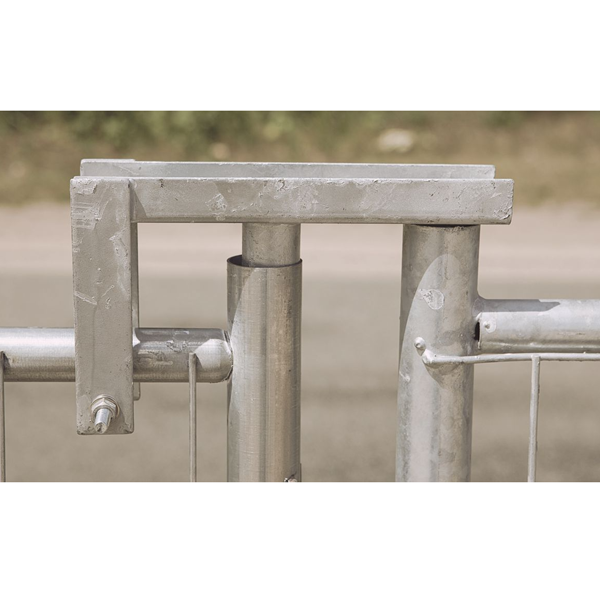 Gond de charnière pour portail et portillon de chantier - Longueur 230 mm - Heras