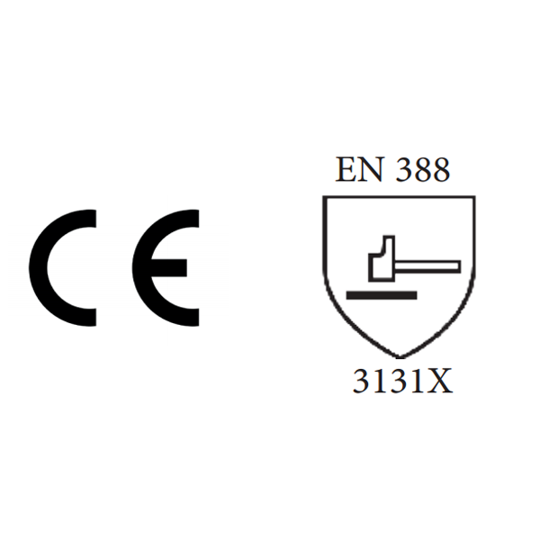 Gant blanc anti-traces Gypso polyester et enduction polyuréthane taille 11