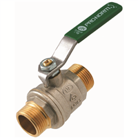 Vanne à sphère NF Double Mâle 1/2" Passage intégral Poignée plate