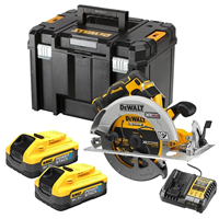 Scie circulaire sans fil XR 18V 5Ah Dewalt DCS573H2T-QW - Ø 190 mm - en coffret avec 2 batteries et chargeur
