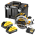Scie circulaire sans fil XR 18V 5Ah Dewalt DCS573H2T-QW - Ø 190 mm - en coffret avec 2 batteries et chargeur