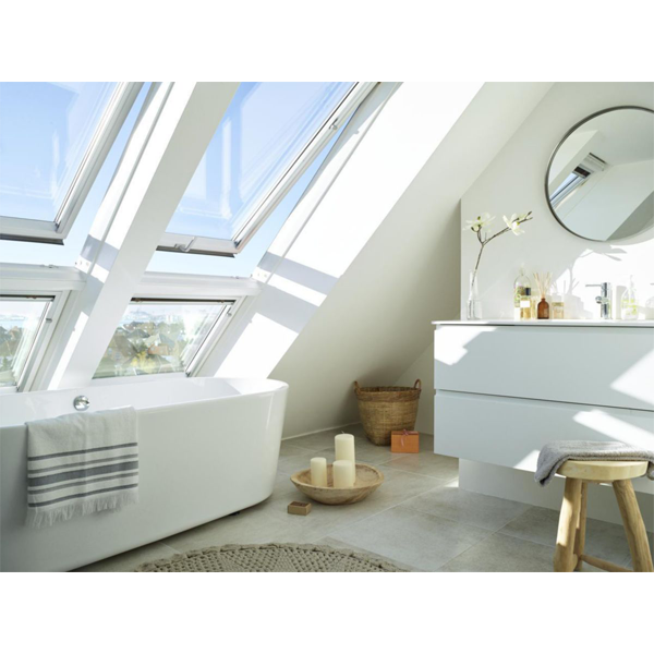 Fenêtre de toit à projection Velux GPU Tout Confort - Finition EverFinish - 55,0 CM x 98,0 CM