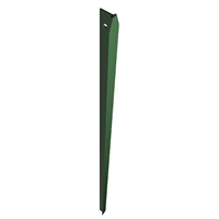 Poteau en T à sceller pour grillage simple torsion et grillage souple Jarditor - vert RAL6005 - 30 x 30 x 2,70 mm - hauteur 1,75 M