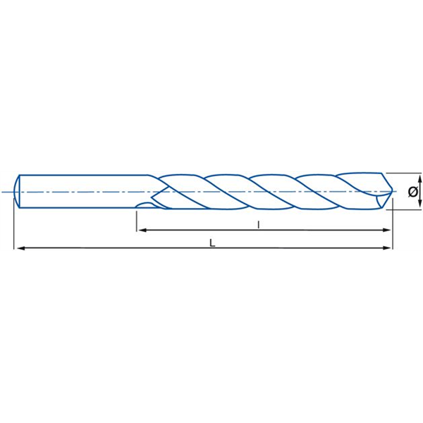 Forêts hsse 5 % de cobalt din 338 n - référence 1016 diametre 5.80 - boîte de 10