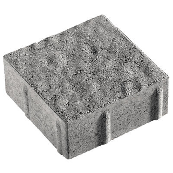 Pavé béton brut décoratif - Lavardin - Gris nuancé - 15 CM x 15 CM - Ép.60 MM