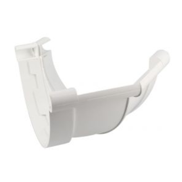 Angle de gouttière Nicoll - Demi-rond de 33 - Angle 135° - Largeur 182 - Techtan - Blanc