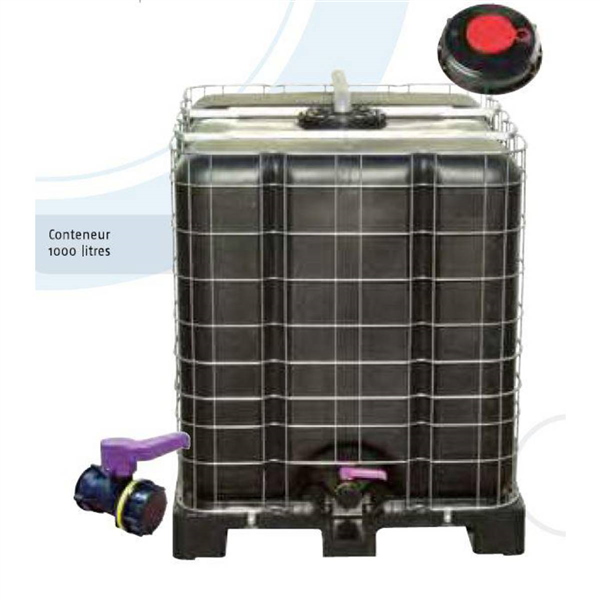 IBC NOIR SM15 PALETTE PLASTIQUE