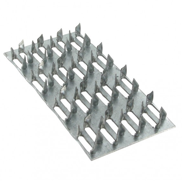 Plaque de réparation à griffes largeur 51 mm longueur 102 mm épaisseur 1 mm