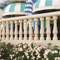 Balustre Série-770 (BTR-770) béton décoratif - Blanc - 16x77 cm - Ø15 cm