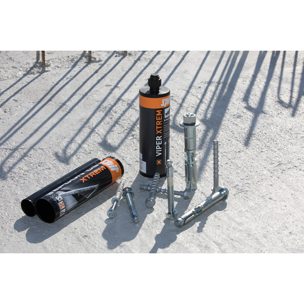 Résine de scellement chimique SPIT VIPER XTREM - cartouche de 280 ml + 2 buses