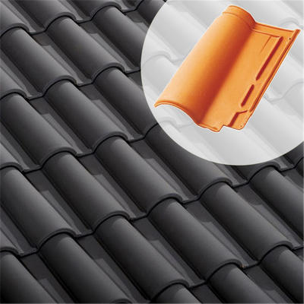 Tuile grand moule du sud en terre cuite - Romane Évolution - 42,8 x 28,7 cm - Gris anthracite