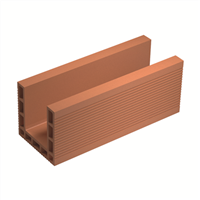 Brique de linteau et de chaînage horizontal 200 x 200 x 500 mm