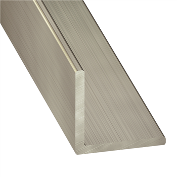 Cornière égale - Acier inoxydable - 25 x 25 mm - épaisseur 1 mm - longueur 2 m