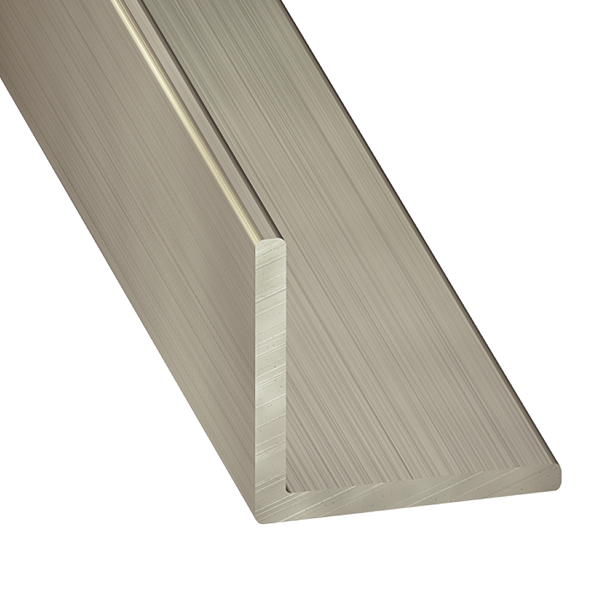 Cornière égale - Acier inoxydable - 25 x 25 mm - épaisseur 1 mm - longueur 2 m