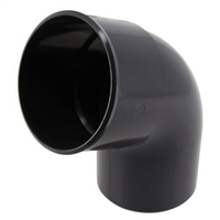 Coude Nicoll pour tube de descente cylindrique Ø 80 mm - Angle 67°30 - Mâle/Femelle - Techtan - Gris Anthracite