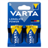 Pile LR20 Longlife Power D Varta - Tension 1,5 V - Lot de 2 piles