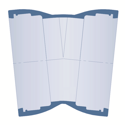 COUDE FONTE A EMBOITEMENT AUTOMATIQUE NU DN 200, 1/32