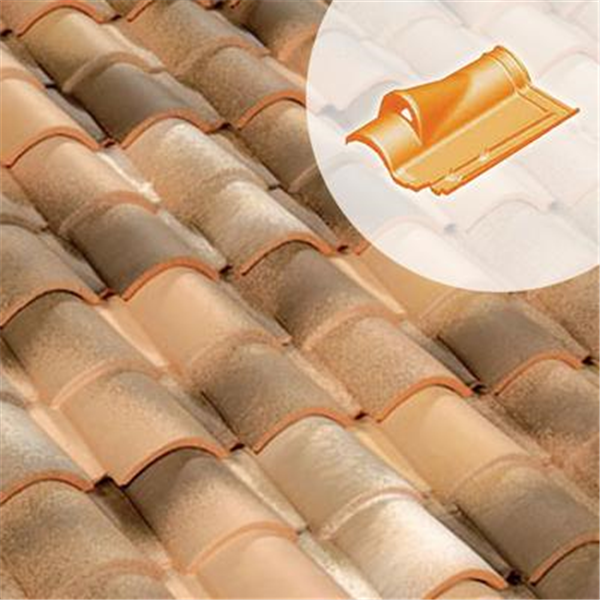 Tuile chatière - Romane Azur 61RZ - section ventilation 25 cm² - Castelviel