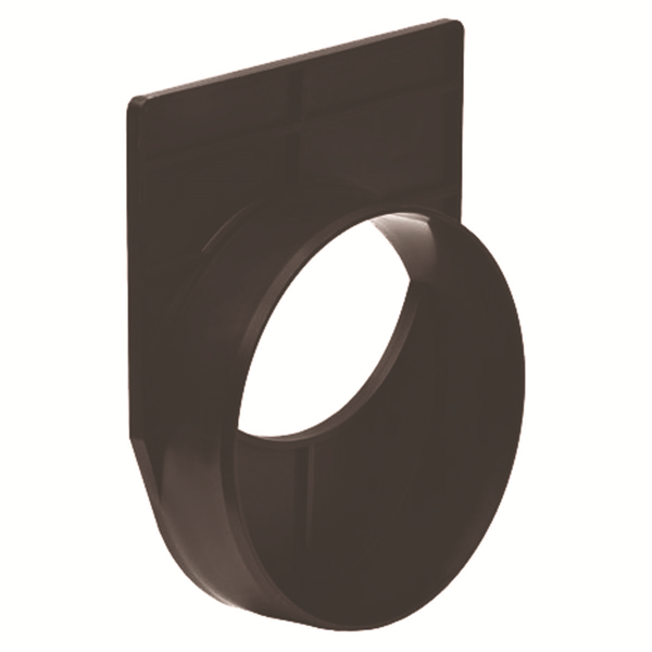 Plaque frontale avec manchon Diam.110 mm pour caniveau MEAGARD 101