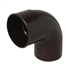 Coude mâle/femelle Nicoll pour tube de descente - Angle 87°30 - Diamètre 80 mm - Techtan Marron