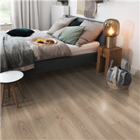 Parquet stratifié Classic 8/32 - 4 chanfreins avec système CLIC it! - 193 x 8 x 1292 mm - Chêne Clair d'Amiens